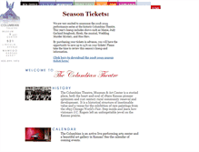 Tablet Screenshot of columbiantheatre.com